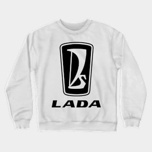 Lada logo 1975s (black) Crewneck Sweatshirt